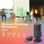 Sony ECM-S1 Wireless Streaming Microphone for Podcast | Singing | Livestreaming | Gaming - Black - Image 4