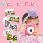 KRySt Kids Digital Camera Toy with 2-Inch Screen | 3.0MP Photo & HD Video Recording | USB Rechargeable Camera with 32GB Storage | Fun Camera Gift for Boys & Girls (Ages 3–12) (Pink) - Image 7