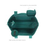 Eco Right Large Canvas Tote Bag for Women, Tote Handbags for Women with Zipper & Inner Pocket for College, Shopping, Office - Image 4