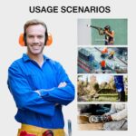 LYSIAN Foldable Noise Cancelling Earmuffs,Industry Ear Protection Muffs for Work - Image 6