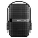 SP Silicon Power Silicon Power Armor A60 1TB Rugged External Hard Drive, Military-Grade Shockproof Water-Resistant USB 3.0 Portable HDD for Desktop Laptop PC Mac Computer, Black - Image 3