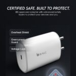 BAVE 45W Fast Charger with Type C Cable for Nothing Phone 3A/2A/2/1, CMF Phone 1 Nothing 2a Plus/Phon 2A/Phone 2/CMF, Nothing 3A Charger 1/Buds/Ear Stick| Original 45 W PPS PD 3.0-45 Watt,White - Image 3
