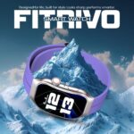 PunnkFunnk Newly Launched Fitrivo SmartWatch 2.01" Curved AMOLED Display, 100+ Watch Faces, Crown Control, 100+ Sports Modes, Health Tracking, Bluetooth Calling, IP67, for Men & Women (Purple) - Image 3