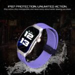PunnkFunnk Newly Launched Fitrivo SmartWatch 2.01" Curved AMOLED Display, 100+ Watch Faces, Crown Control, 100+ Sports Modes, Health Tracking, Bluetooth Calling, IP67, for Men & Women (Purple) - Image 5