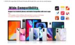 Seiben Universal Active Stylus Pen for iOS and Android Tablet/Phone, Universal Stylus Pen compatilbe with All Models of Phones/Tablets. Free Glove Black. - Image 4