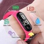 Digital Dial Waterproof Stylish and Fashionable Wrist Smart Watch LED Band for Kids, Rakhi, Colorful Cartoon Character Super Hero for Boys & Girls (Baby Pink Cute Toy) - Image 4