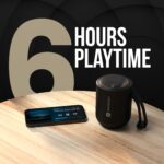 Portronics Soundpot 20W Wireless Bluetooth Portable Speaker with 360° immersive Sound, Upto 6 Hours Playtime, in Built Mic, TWS Mode, Easy Control, Strong Lanyard, Type C Fast Charging(Black) - Image 4