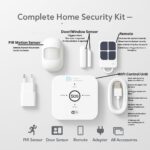 Blackt Electrotech BT52DP Smart Wireless WiFi Security System Kit | Smart Life APP Control | PIR Motion Sensor, Door Sensor, Remote & Siren | 24-Zone Expandable Home/Shop Alarm System - Image 3