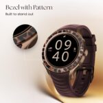 Fastrack Ella Women Smartwatch with 1.2" inch AMOLED Display,Patterned Bezel,AI Watchface & AI Chat,Functional Crown,24/7 Health Suite,BT Calling,SpO2,HRM,IP68, Multiple Menu Styles,Games - Black - Image 3
