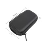 Camera Carrying Case Shock Absorber Waterproof for DJI Action 2 Travel | 1 Piece Storage Bag, Black - Image 3
