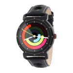 WatchOut Elegant Gen2 Black Storm Smart Watch with Heart Rate Monitor, Call Feature, Notification, Health and Sports Tracker with Rodeo Designer Leather Strap - Image 3