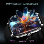 Nervfit Maverick 1.78" TrueColor+ AMOLED + AOD Luxury Smart Watch, Bluetooth Calling, AI Voice Assistant, IP68 Waterproof, Heart Rate & SpO2 Monitor, and 100+ Sports Modes - Image 3