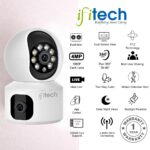 IFITech 360° 4MP Dual Lens CCTV Camera | 2MP Each Lens, Wi-Fi Indoor Home Security Camera | 2 Way Talk | Motion Detection Alert | Color Night Vision | Supports SD Card Up to 256GB (Not Included) - Image 3