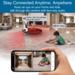 IFITech 360° 4MP Dual Lens CCTV Camera | 2MP Each Lens, Wi-Fi Indoor Home Security Camera | 2 Way Talk | Motion Detection Alert | Color Night Vision | Supports SD Card Up to 256GB (Not Included) - Image 4