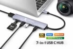 Zen-7-in-1 TypeC Docking Station with 4K HDMI,1xUSB 3.0, 1xUSB 2.0 & 2xTypeC 3.0 PD 100W Charging Port, SD & Micro SD Slot,for All Type C Devices- MacBook,Laptop, 6 Months Warranty - Image 3