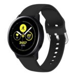 ACM Watch Strap Silicone Belt 20mm Compatible with Amazfit Bip U A2017 Smartwatch Sports Hook Band Black - Image 3