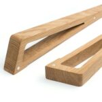 Wooden Laptop Stand for Desk – Ergonomic Solid Wood Laptop Riser Holder for MacBook Pro/Air, Adjustable Portable Notebook Stand, Office Home Desk Computer Elevation Support - Image 3
