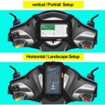 TANTRA Handlebar Polyester Mobile Holder for Scooty - Scooty Accessories, Activa Mobile Holder for Scooter, Compatible for All Scooters, Water Resistant Mobile Pouch- Black, 7 inches - Image 4