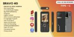 BLACKZONE Bravo 4G Keypad Future Mobile Phone, Dual Compatible with Jio SIM Support, 2.4 Inch Display, 3000mAh Battery, Cloud Apps, YouTube Shorts Support (Black) - Image 3