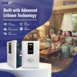 1000VA/12V/100AH Lithium Powerwall, Advanced Lithium Battery Inverter with 7 Layer Smart Protection, Fast Charging, Zero Maintenance - Image 3