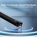 GOVO GoSurround 955 Pro |320W Sound bar, True 5.1 Channel Home Theatre, Mega subwoofer, HDMI, Opt, AUX, USB & Bluetooth, 3 Equalizer Modes, Stylish Remote & LED Display (Black) - Image 5