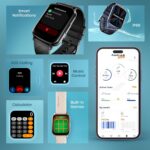 Fastrack Jupiter S1 Smart Watch, 1.83” TFT Display, 240 * 284 Pixel Resolution, SingleSync BT Calling, AI Voice Assistant, 100+ Sports Modes & Smartwatch Faces, Upto 5 Day Battery, IP68 (Blue) - Image 4