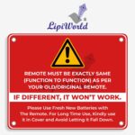 LipiWorld Remote Compatible with Sony Home Theater RM-ANU156 - Image 4