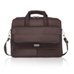 (24 Ltrs,16 Inch Polyester Messenger Laptop Bag, Multipurpose Bag For Mechanics, Electrician & Technician/Tool Bag/Shoulder Bag, office Bag with 6 Pockets & Compartments - Brown - Image 3