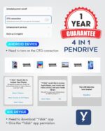 CROSS Flash Drive with Type-C Interface Mini Hangable PenDrive Compatible with Phone, (Lightning/USB/Type-C, 64 GB) - Image 4