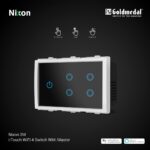 Goldmedal 3Module I-Touch Wifi 4 Gang Switch With Master (White)| Home Automation | No Gateway Required | Works with iWorld APP, Amazon Alexa, Google Assistant & RF Remote - Image 3