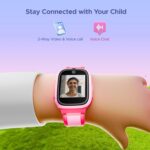 Boat Wanderer Smart, Kids Watch, 2-Way Video & Phone Call, GPS Tracker, Emergency SOS, Geo Fencing, 4G Sim Compatible, Parental Controls,1.4" Display, Smart Watch for Boys Girls (Candy Pink) - Image 6