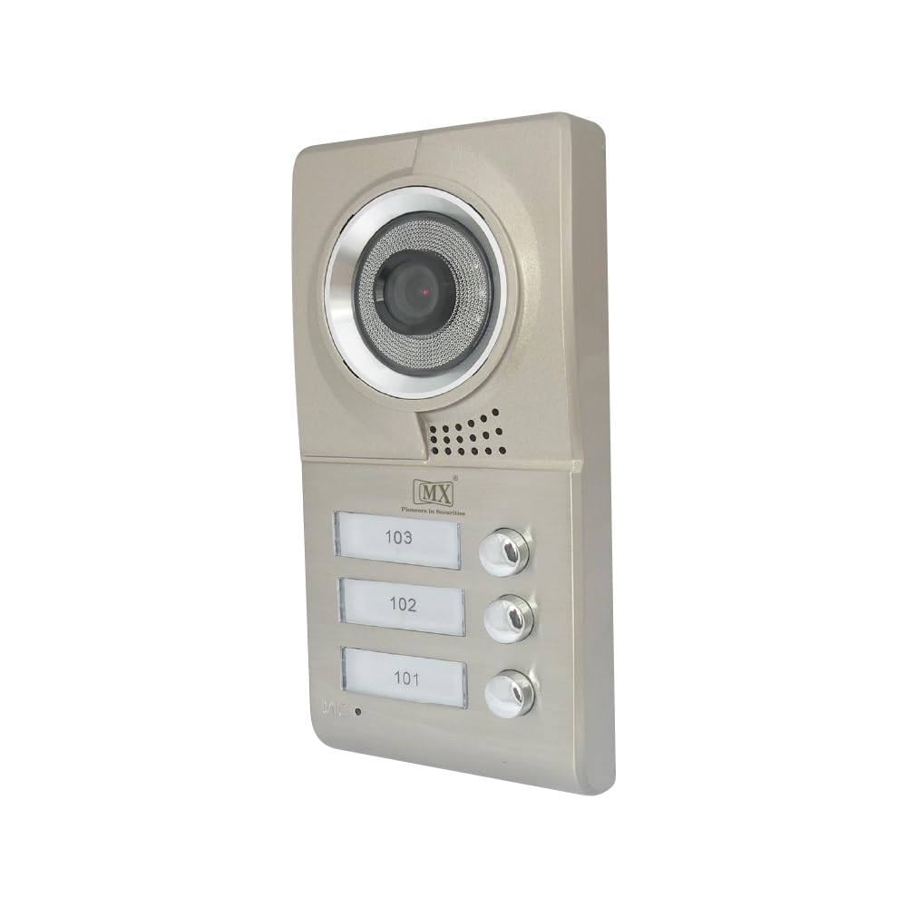 MX Video Door Phone System – 2-Pack 7” Digital TFT LCD Monitors with 1-Pack 1/4" Color CCD Weatherproof Camera, Night Vision & Two-Way Audio | Video Intercom Doorbell for Apartments, Homes - Image 3