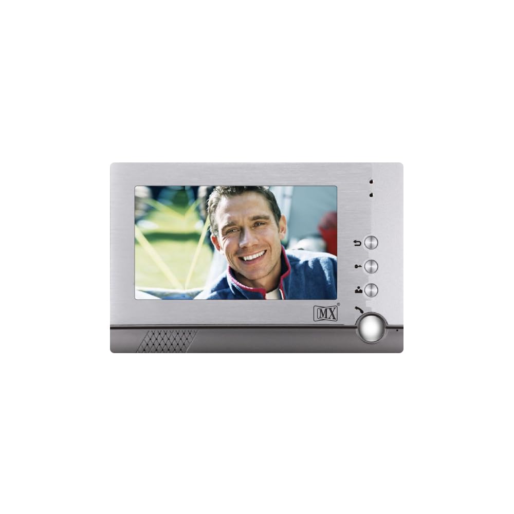 MX Video Door Phone System – 2-Pack 7” Digital TFT LCD Monitors with 1-Pack 1/4" Color CCD Weatherproof Camera, Night Vision & Two-Way Audio | Video Intercom Doorbell for Apartments, Homes - Image 4