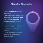 Boat Wave Sigma 3 w/Turn-by-Turn Navigation, 2.01" HD Display, Bluetooth Calling, Crest+ OS, QR Tray, Watch Face Studio, Coins, Emergency SOS Smart Watch for Men & Women(Sapphire Breeze) - Image 6