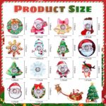 15Pcs Fidget Toys, Christmas Ornaments, Stress Relief Gadgets for Office Workers, Students, Travelers, Circular Colorful Design for Relaxation - Image 4