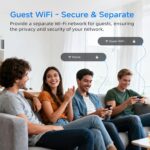 DBIT N300 2.4GHz WiFi Router with WISP Wireless Repeater Mode - Guest Network, Internet Access Control, Speed Limit, WPA2, WLAN Schedule, WPS, IPTV, Easy Setup, Compact Size (T1 Pro) - Image 4