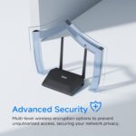 DBIT N300 2.4GHz WiFi Router with WISP Wireless Repeater Mode - Guest Network, Internet Access Control, Speed Limit, WPA2, WLAN Schedule, WPS, IPTV, Easy Setup, Compact Size (T1 Pro) - Image 7