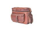 pranjals house Real Hunter Leather Camera Shoulder Bag - Image 4