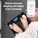 Pivalo Digital Weighing Scale for Body Weight with Bluetooth & BMI Monitoring | Smart Scale, LCD Display, 180 Kg Capacity, Weighing Machine for Home (Black, 1 Year Warranty) - Image 4