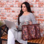 ZOUK Office Bag | Stylish Bags for Office Use | Laptop Bag 15.6 inch | Stylish Tote for Office Use | Purse for Women | Vegan Leather Handbag | Daily & Travel Use | - Image 3