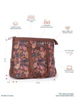 ZOUK Office Bag | Stylish Bags for Office Use | Laptop Bag 15.6 inch | Stylish Tote for Office Use | Purse for Women | Vegan Leather Handbag | Daily & Travel Use | - Image 5