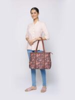 ZOUK Office Bag | Stylish Bags for Office Use | Laptop Bag 15.6 inch | Stylish Tote for Office Use | Purse for Women | Vegan Leather Handbag | Daily & Travel Use | - Image 7