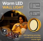 PANCA 12-Inch LED Ceiling Light with Remote | 24W 3-Color Dimmable Smart Ceiling Light with Night Light Mode | Warm, Cool & Neutral Flush Mount Round Ceiling Lamp for Home (Black) - Image 6