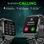 GameSir NeoLux 1.96” HD Display Smartwatch for Men & Women 2025 with 110+ Sports Modes, Heart Rate, Sleep Monitor, IP68 Waterproof, Answer/Make Calls for Android & iOS(Metal Black) - Image 3