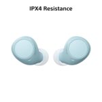 Sony WF-C510 Wireless Bluetooth Earbuds with Mic, TWS, in Ear, Ambient Sound Mode, Small and Comfortable, IPX4, Quick Charge, Multipoint Connectivity, Customized EQ, Up to 22 Hours Battery- Blue - Image 4
