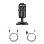 Audio Array AM-C20 USB Microphone | Unique Tilt Stand & one Touch Mute | Plug n Play, No Latency Cardioid Pickup | for PC, Smartphones, iOS | Gaming, Streaming, Podcasts, Twitch, YouTube, Discord - Image 3