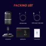 Audio Array AM-C20 USB Microphone | Unique Tilt Stand & one Touch Mute | Plug n Play, No Latency Cardioid Pickup | for PC, Smartphones, iOS | Gaming, Streaming, Podcasts, Twitch, YouTube, Discord - Image 5