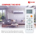 7SEVEN® Compatible Haier Ac Remote Original 0010401715c V98472d8356d KTHE001 Model 131B Suitable for Split and Window 1 1.5 2 Ton Air Conditioner Choose Remote When Key Match Exactly - Image 3
