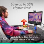 Logitech MX Master 4 for Mac, Ergonomic Bluetooth Mouse with Advanced Performance Haptic Feedback, Ultra-Fast Scrolling, USB-C Charging, MacOS, iPadOS, Windows - Image 4
