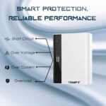Tempt Fuel 10000mAH Power Bank 22.5W Fast Charging, Digital LED Display with Type C & USB | Chic & Compact | 2Way Port | All iPhone & Android Smartphones | QC + PD (White) - Image 4